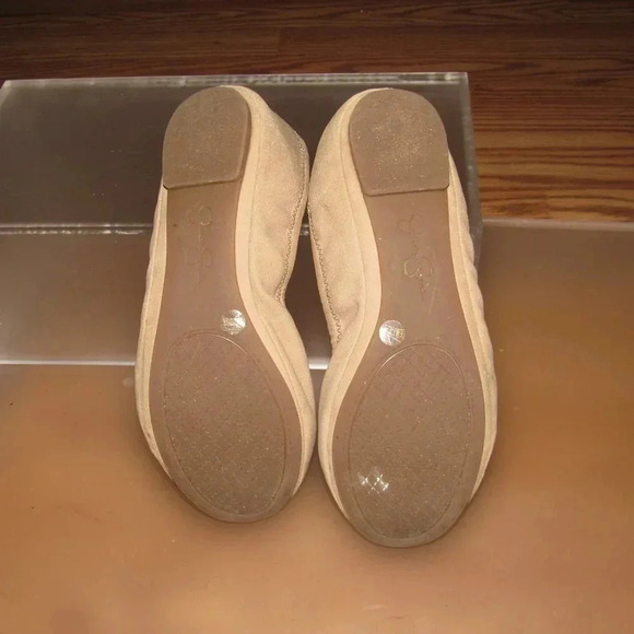 JESSICA SIMPSON Evalin Tan Ballet Flats Size 6M - Picture 4 of 4